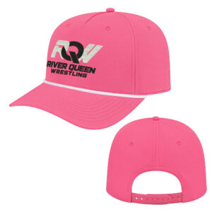 CMS River Queen Wrestling Athletic Rope Cap-Hot Pink/White