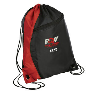 CMS River Queen Wrestling Port Company Colorblock Cinch Pack-Red/Black