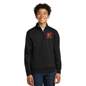 CMS Ski Trip Youth Core Fleece 1/4-Zip Pullover Sweatshirt-Black