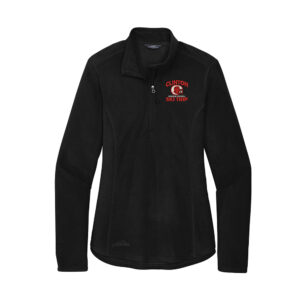 CMS Ski Trip Eddie Bauer Ladies 1/2-Zip Microfleece Jacket-Black