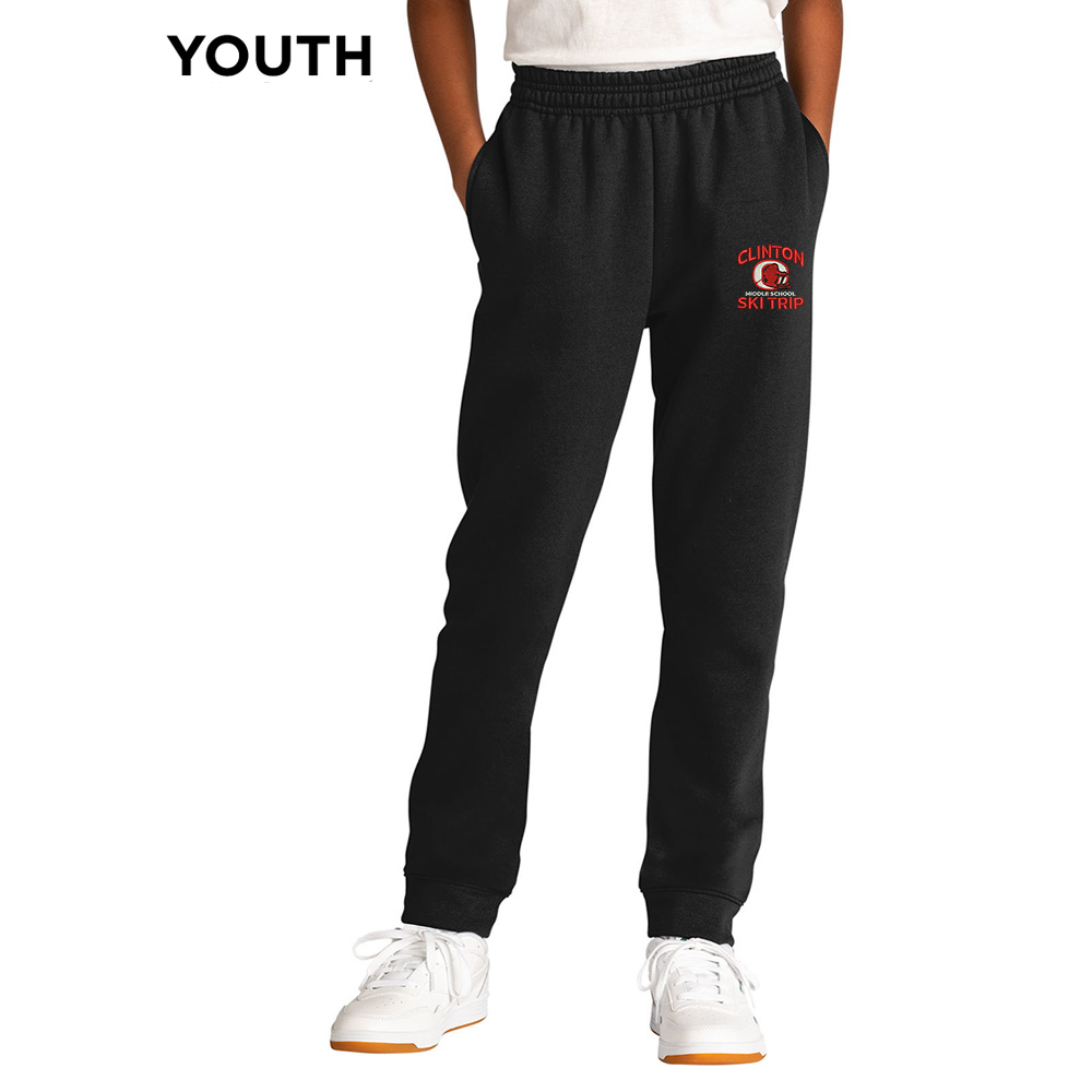 CMS Ski Trip Youth Core Fleece Jogger-Black