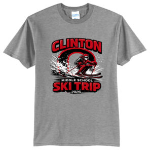CMS Ski Trip Unisex Short Sleeve Tee-Athletic Heather