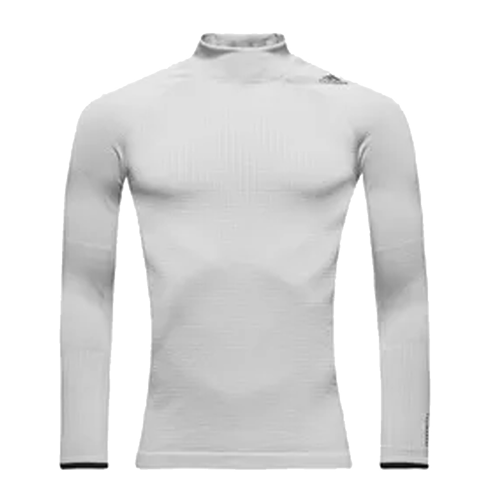 CMS Ski Trip Adidas Tech Fit climawarm long sleeve mock-White (L, XL, 2X)