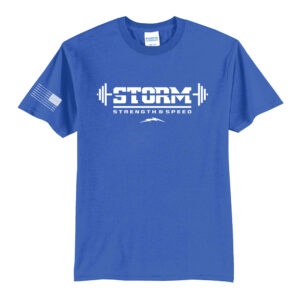 Storm Strength Speed Unisex Short Sleeve Tee-Royal