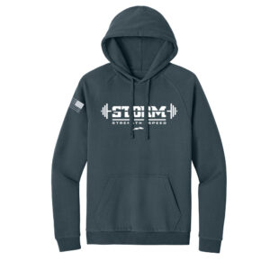 Storm Strength Speed District Cloud Fleece Hoodie Unisex-Deep Steel Blue