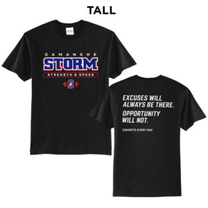 Storm Strength Speed Tall Short Sleeve Tee-Black