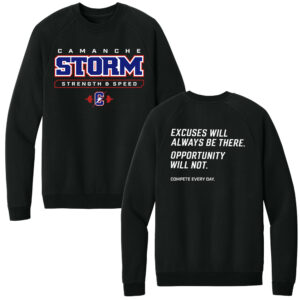 Storm Strength Speed District Cloud Fleece Crew Unisex-Black