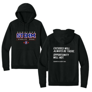 Storm Strength Speed District Cloud Fleece Hoodie Unisex-Black