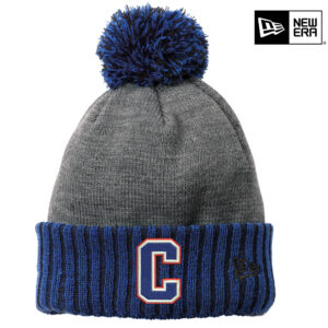 Storm BB New Era Colorblock Cuffed Beanie stocking cap with Fleece lining-Royal/Heather