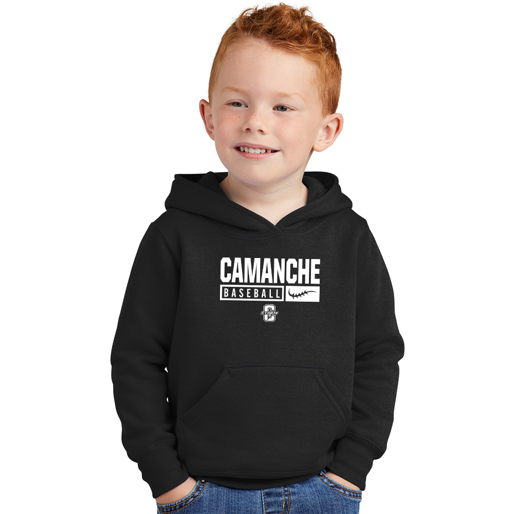 Storm BB Toddler Pullover Hooded Sweatshirt-Black