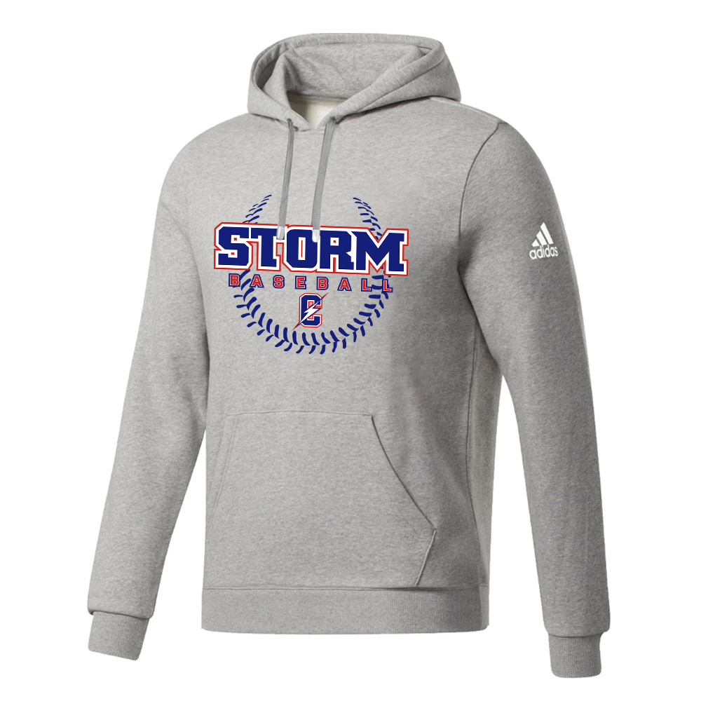 Storm BB Adidas Fleece Hooded Sweatshirt- MedGrey Heather