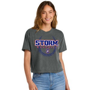 Storm BB Comfort Colors Women’s Heaveweight Boxy Fit Slightly Cropped T-Shirt-Pepper