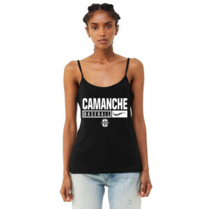 Storm BB Bella Canvas Ladies’ Micro Rib Spaghetti Strap Tank-Black