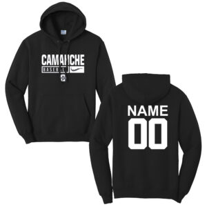 Storm BB Unisex Fleece Hooded Sweatshirt-Black