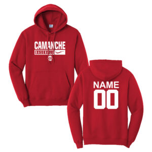 Storm BB Unisex Fleece Hooded Sweatshirt-Red