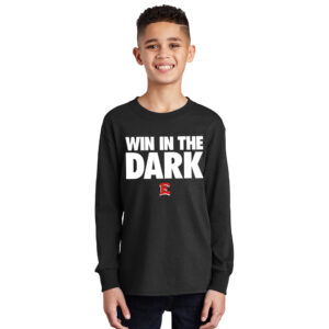 DM East Football Youth Cotton Long Sleeve Tee-Black