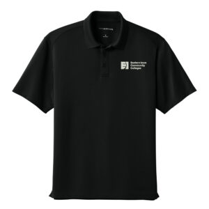 EICC Port Authority Men Wearever Performance Pique Polo-Deep Black