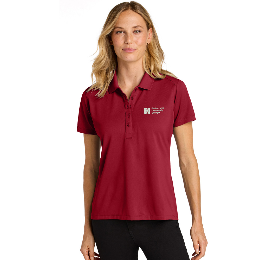 EICC Port Authority Women’s Wearever Performance Pique Polo-Rich Red