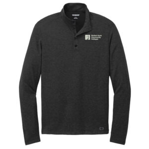EICC OGIO men Command 1/4-Snap long sleeve-Blacktop