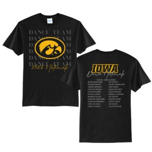 Iowa Dance Unisex Short Sleeve Tee-Black