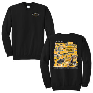 Hawkeye Sport Business Unisex Fleece Crewneck Sweatshirt-Black
