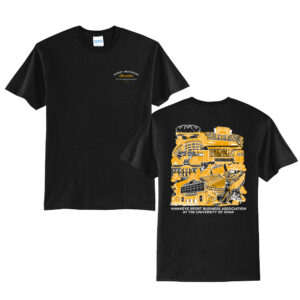 Hawkeye Sport Business Unisex Short Sleeve Tee-Black