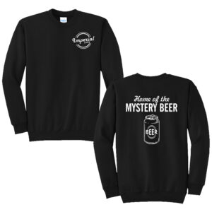 Imperial Lanes Unisex Fleece Crewneck Sweatshirt-Black