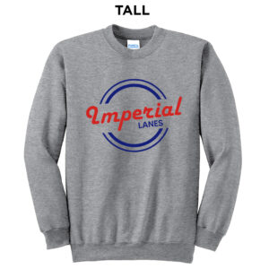 Imperial Lanes Tall Fleece Crewneck Sweatshirt-Athletic Heather