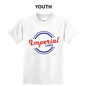 Imperial Lanes Youth Short Sleeve Tee-White