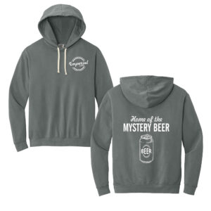 Imperial Lanes Comfort Colors Unisex Lightweight Hooded Sweatshirt-Grey