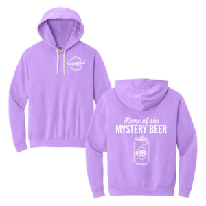 Imperial Lanes Comfort Colors Lightweight Hooded Sweatshirt Unisex-Neon Violet