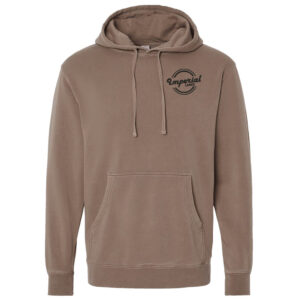 Imperial Lanes Independent Trading Midweight-Pigment Dyed hooded sweatshirt Unisex-Clay