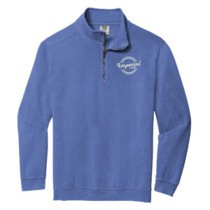Imperial Lanes Comfort Colors  Ring Spun 1/4-Zip Sweatshirt Unisex-Flo Blue