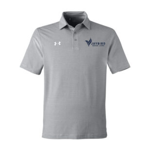 Jaybird Under Armour DRIVE Team Stripe Premium Polo – Mod Grey (2x and 3x only)
