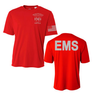 Monticello EMS Adult Men Cooling Performance Tshirt -Scarlet