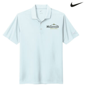 Milestone Senior Living Nike Dri-FIT Micro Pique 2.0 Polo Men-Blue Tint