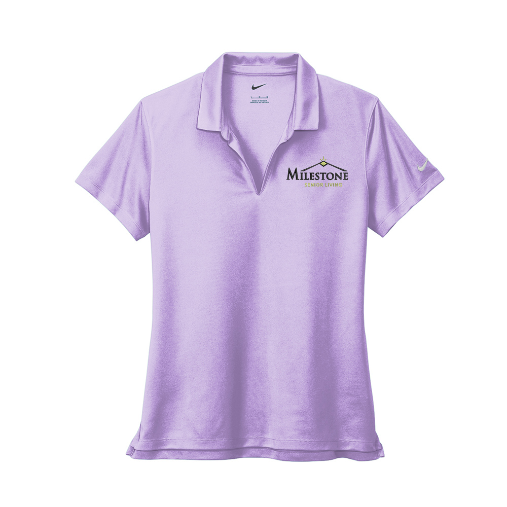 Milestone Senior Living Nike Ladies Dri-FIT Micro Pique 2.0 Polo-Urban Lilac