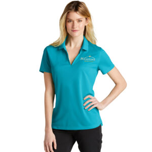 Milestone Senior Living Nike Ladies Dri-FIT Micro Pique 2.0 Polo-Tidal Blue