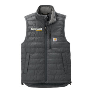 Maxwell Construction Carhartt Men Gilliam Vest-Shadow Grey