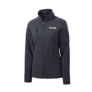 Maxwell Construction Port Authority Ladies Welded Soft Shell Jacket-Battleship Grey
