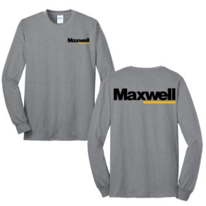Maxwell Construction Unisex Cotton Long Sleeve Tee-Athletic heather