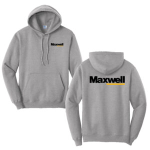 Maxwell Construction Unisex Fleece Hooded Sweatshirt-Athletic Heather