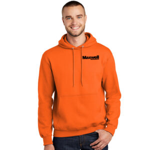 Maxwell Construction Ultimate PUllover hooded sweatshirt Unisex-Safety Orange