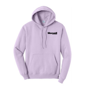 Maxwell Construction Unisex Fleece Hooded Sweatshirt-Lavender