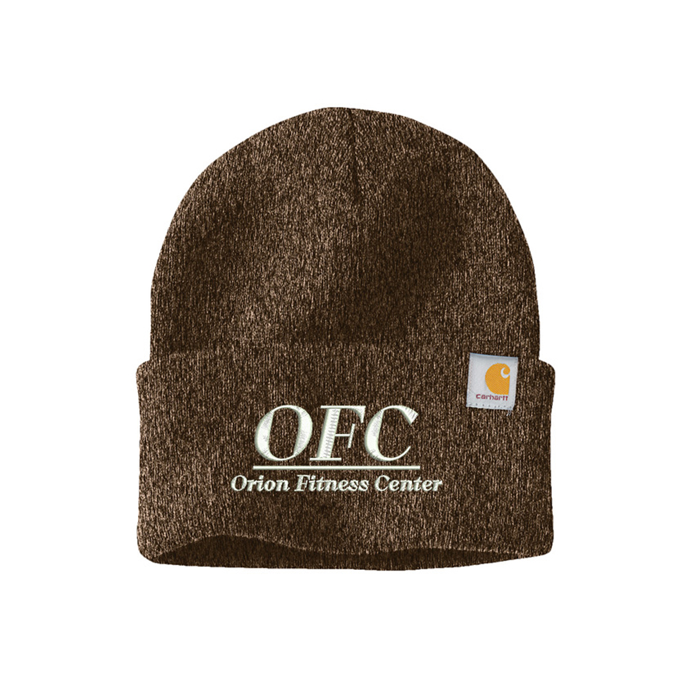 OFC Carhartt Acrylic Watch Cap 2.0 beanie stocking cap with cuff-Dark Brown Sandstone