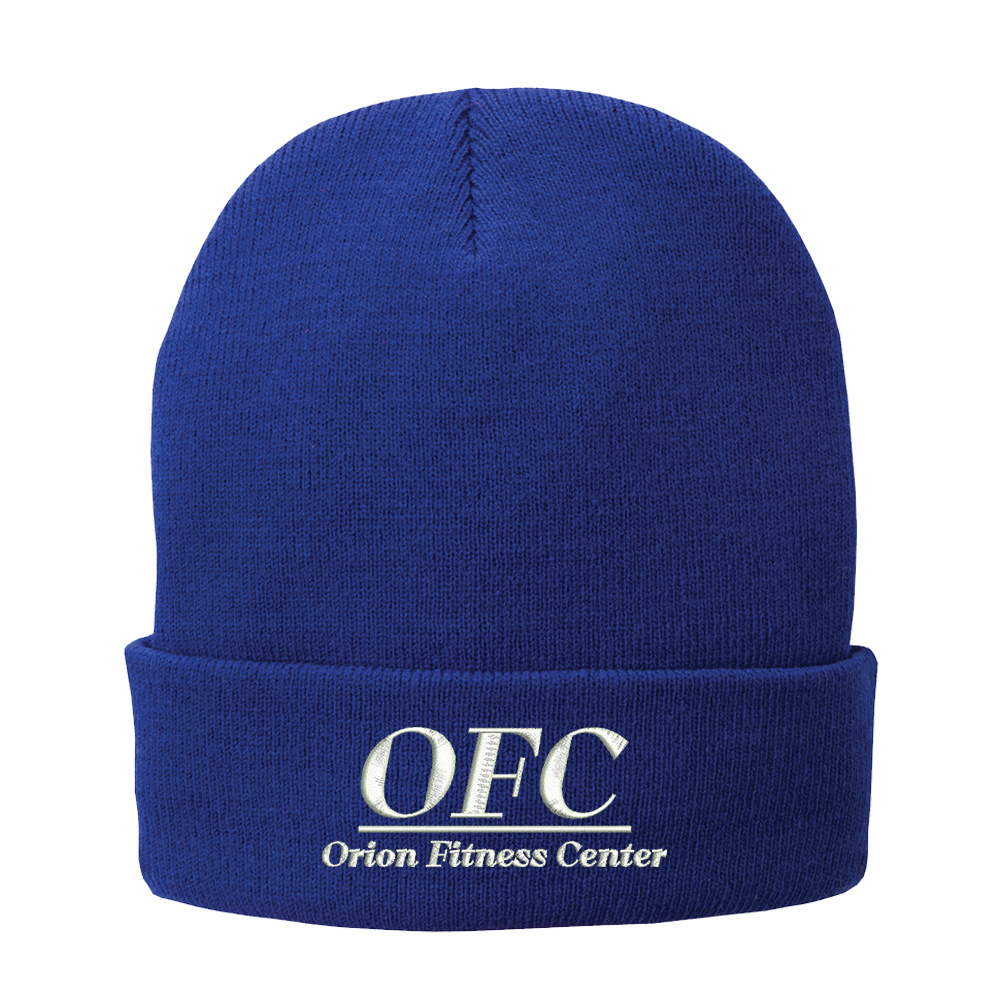 OFC Port Company Fleece Lined Knit stocking Cap-Royal