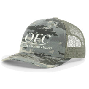 OFC Richardson Printed Trucker mesh snap back cap-Digital Camo Lt Green