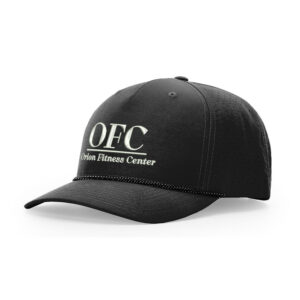 OFC Richardson Laser PERF Performance Rope Cap-Black
