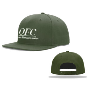 OFC Richardson Pinch Front Structured Snapback Cap-Army Olive