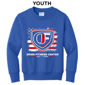 OFC Youth Fleece Crewneck Sweatshirt-Royal